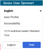 persons popup screen